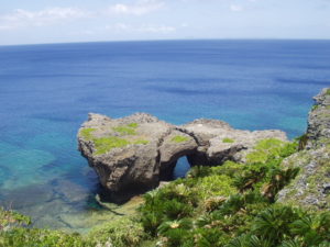 伊江島の海